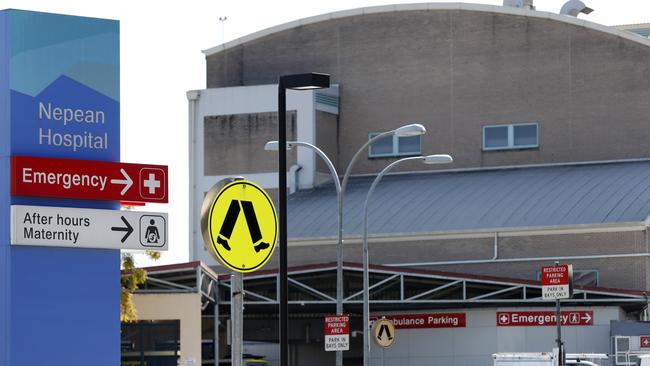 One woman in her 20s died at Nepean Hospital. Picture: Jonathan Ng