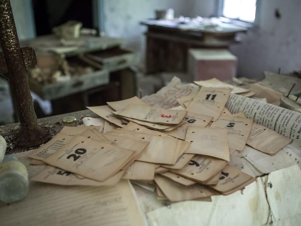 Stacks of dusty paperwork are visible across the region. Picture: Erwin Zwaan