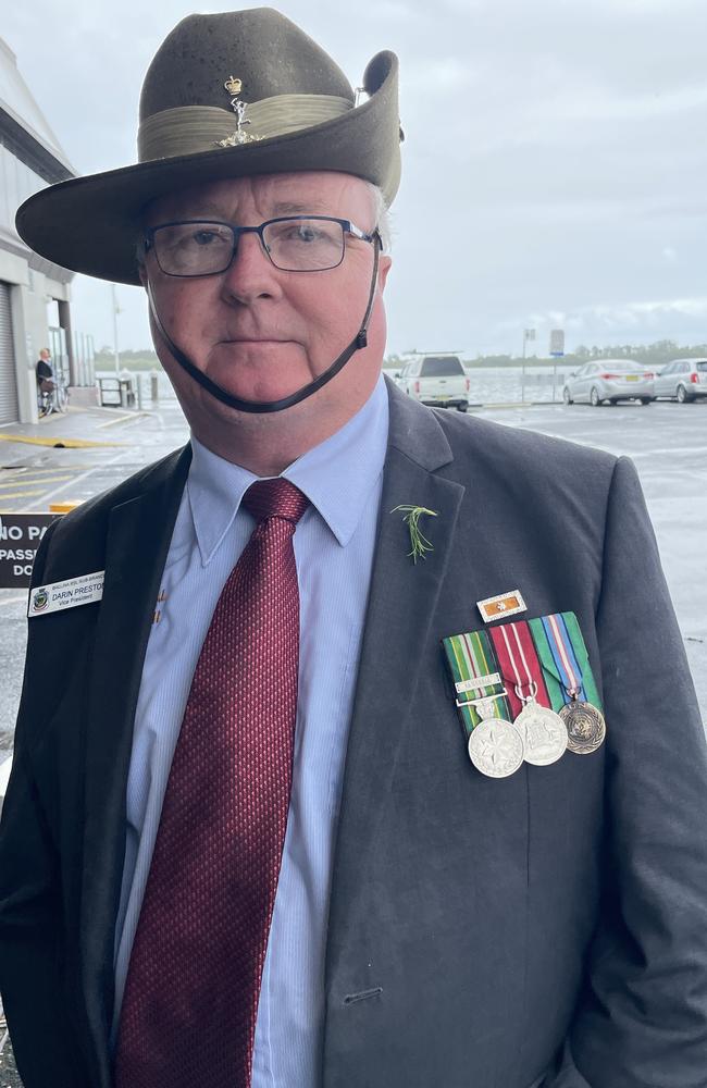 Ballina RSL Sub-Branch vice president Darin Preston. Picture: Gianni Francis