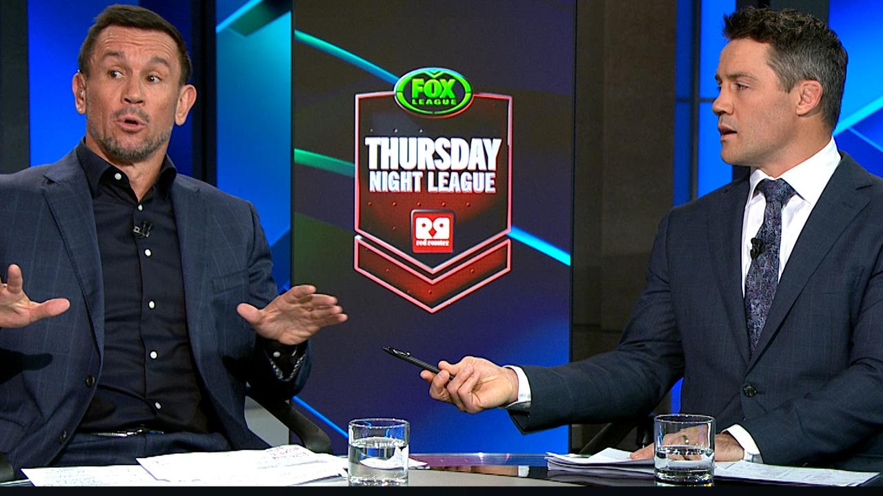 Matty Johns and Cooper Cronk.