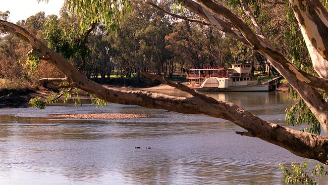 Winter on the Murray River near Albury. Picture: Bob Barker