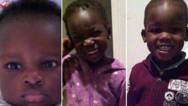 One-year-old Bol and four-year-old twins Madit and Hanger died after their mother drove her car into a Wyndham Vale lake.