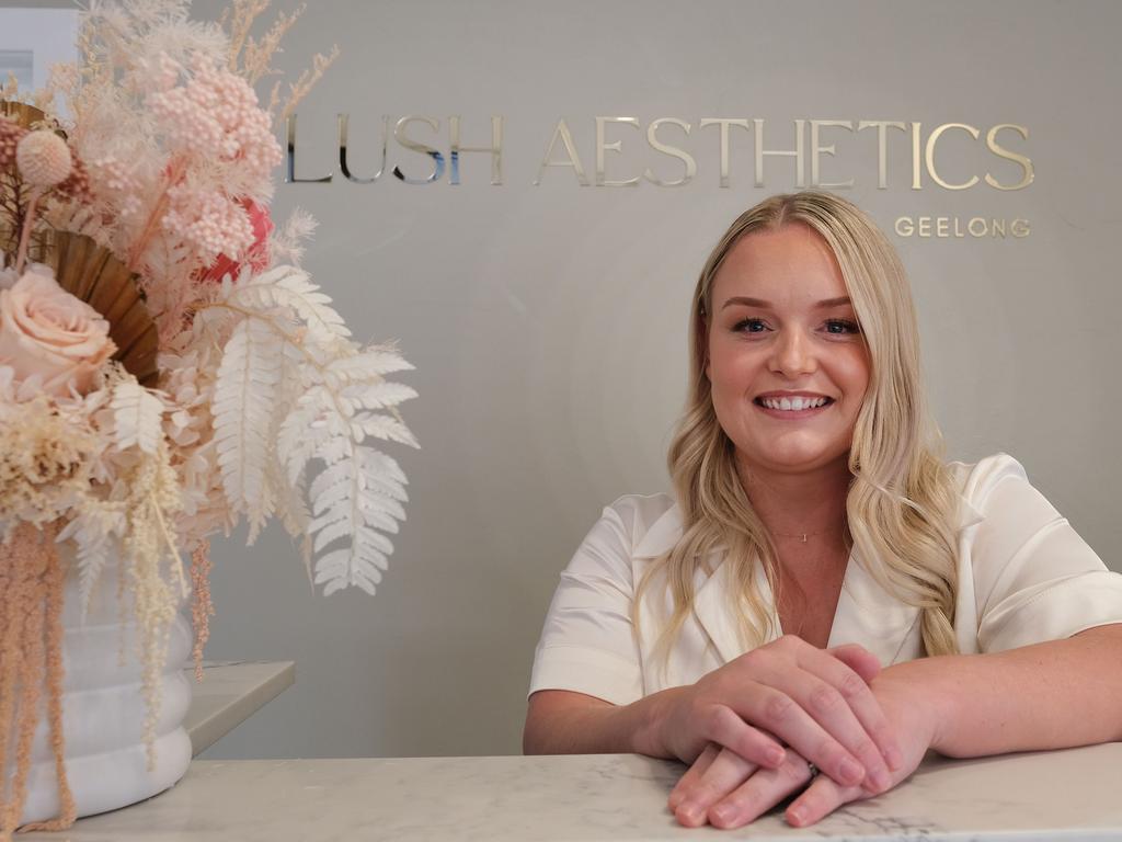 Picture to promote this year's best of cosmetic injectors with a picture of the most recent winner Jaimie-Lee McConachy of Lush Aesthetics in Lara.
Picture: Mark Wilson