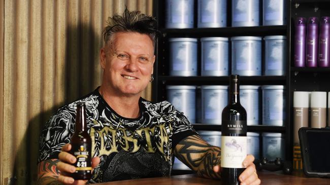 Hair Dude owner Gary Strachan is looking forward to being able to serve alcohol to his customers at his city salon. Picture: Keri Megelus