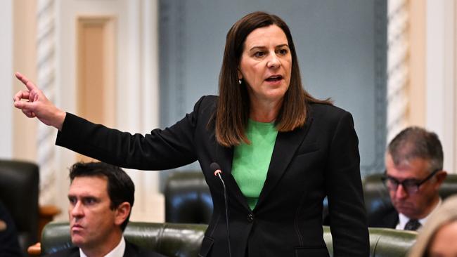 Attorney-General Deb Frecklington in Question Time on Tuesday. Picture: Dan Peled/NCA NewsWire
