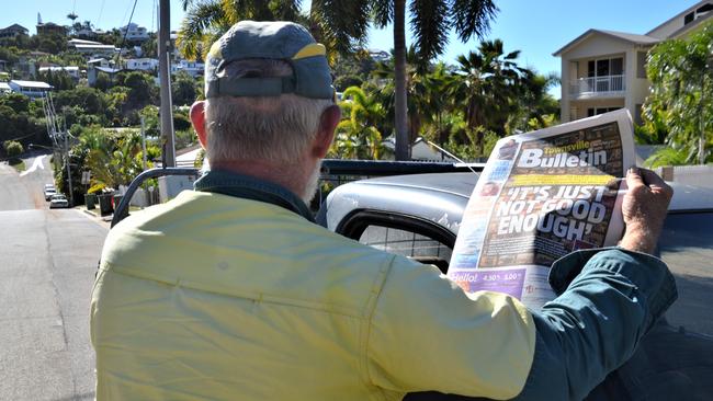 A 65-year-old man was left shaken after youths in a stolen car threw a knife at him at North Ward. Picture: Natasha Emeck