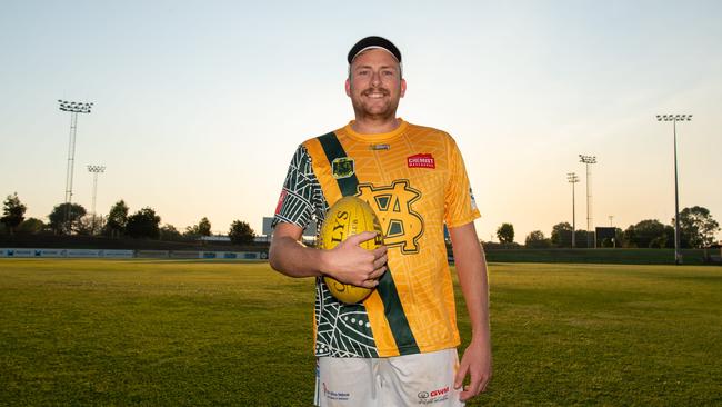 Jackson Calder at training ahead of St Mary's trip to play the CAFL representative game. Picture: Pema Tamang Pakhrin