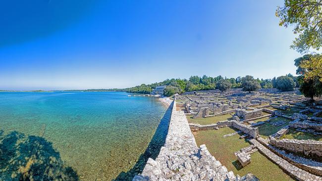 Roman ruins in the Brijuni Islands.