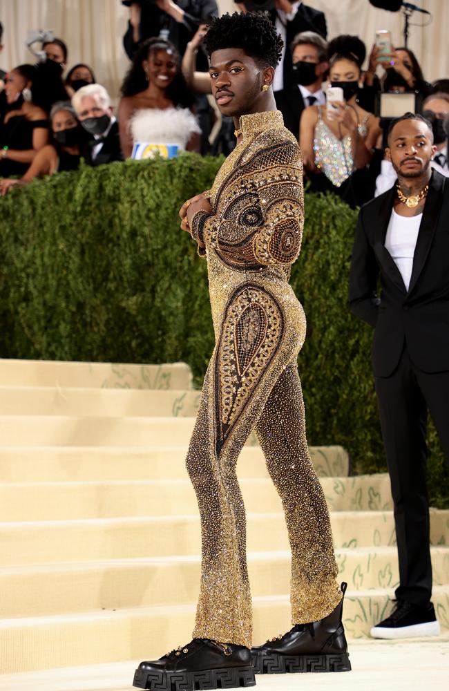 OK, now he’s ready. Picture: Dimitrios Kambouris/Getty Images for The Met Museum/Vogue