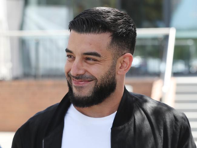 MELBOURNE, AUSTRALIA- NewsWire Photos DECEMBER 11, 2024: Adrian Portelli accused of a hooning incident in 2020, leaves the Sunshine Magistrate Court in Victoria. Picture:  NewsWire/ David Crosling