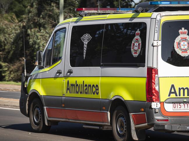 Generic ambulance, QAS, Queensland Ambulance Service, emergency services, Thursday, August 29, 2024. Picture: Kevin Farmer