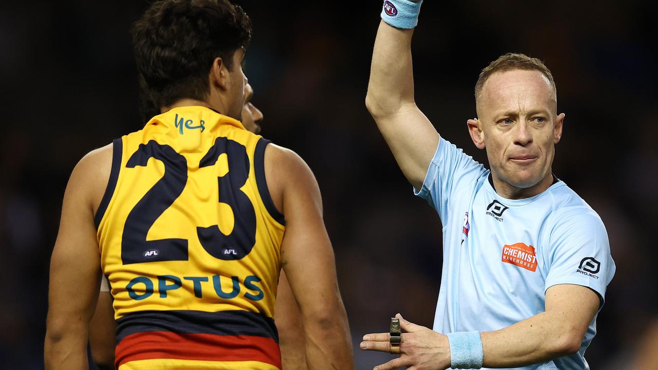 The AFL is cracking down on abuse of umpires this season. Pic: Michael Klein
