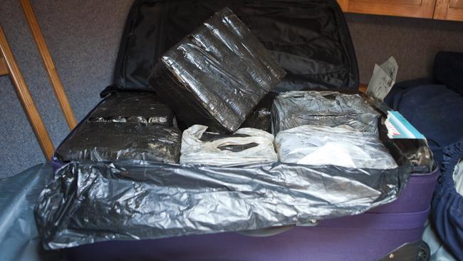 Australian law enforcement agencies have dealt a significant blow to an international organised crime syndicate, arresting four Spanish nationals and seizing 300 kilograms of cocaine from a yacht in Bundaberg, Queensland over the weekend, worth an estimated $78m (November 12–13, 2011). Picture: Supplied