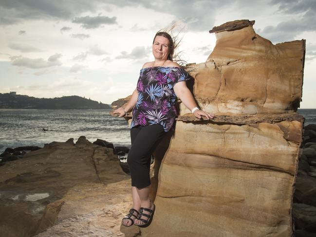 Ms Farmer has never felt better after dropping 12 dress sizes. Picture: Troy Snook