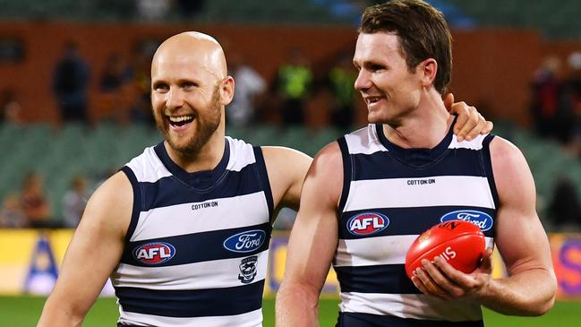 The time is now for Geelong to strike. Picture: Getty