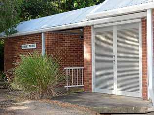 The public toilets on Razorback Rd where men are meeting up for sex. Picture: Scott Davis