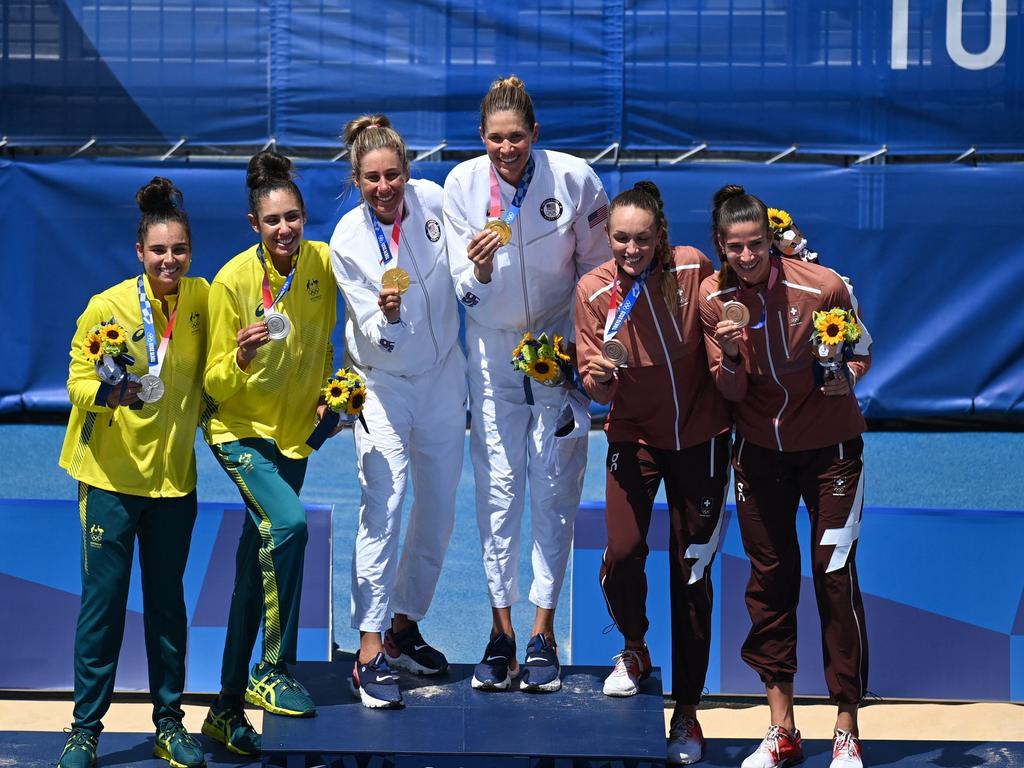 The Aussies won our first beach volleyball medal since 2000.