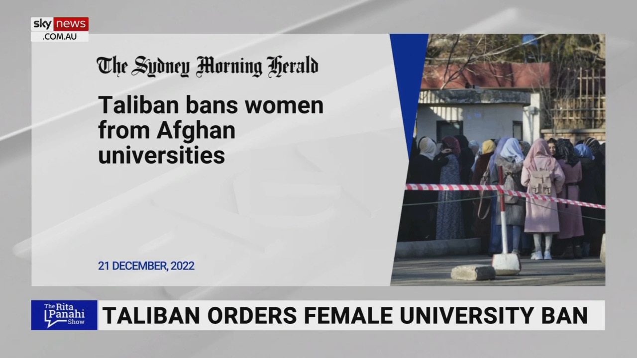 The ‘lefties’ should be ‘screaming from the rooftops’: Taliban ban women from universities