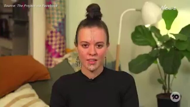 Woman hits back over face tat ban (The Project)