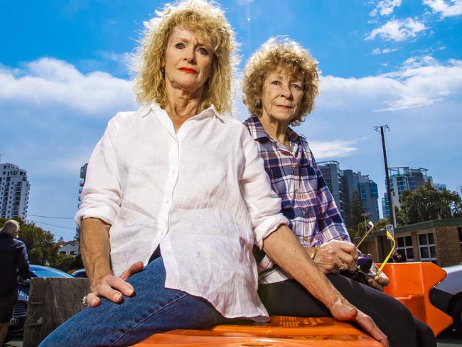 Sandi Bonenti (left) and her sister Susan Sice. Picture: Nigel Hallett