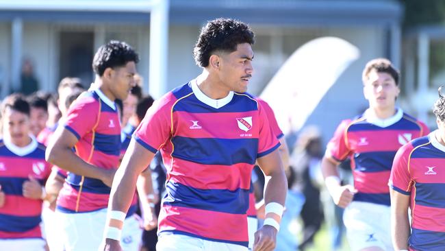 Roman Siulepa. GPS First XV rugby between BSHS and Toowoomba Grammar. Saturday July 13, 2024. Picture, John Gass