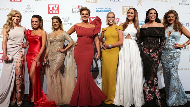 The Housewives of Melbourne cast at the 58th annual TV Week Logie Awards. Picture Julie Kiriacoudis