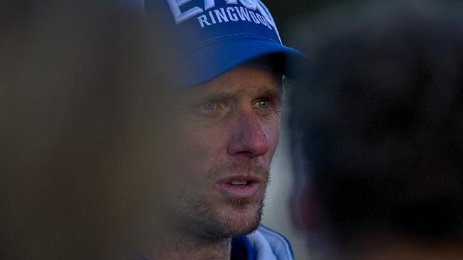 East Ringwood coach Ben Osborne.