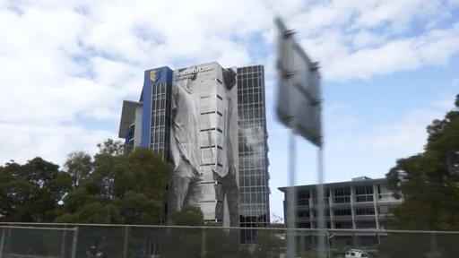 Watch the Southern Cross University mural take shape