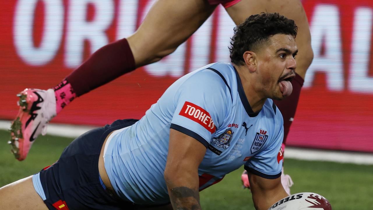 Latrell Mitchell scored a try and was excellent in defence. Pic: Michael Klein