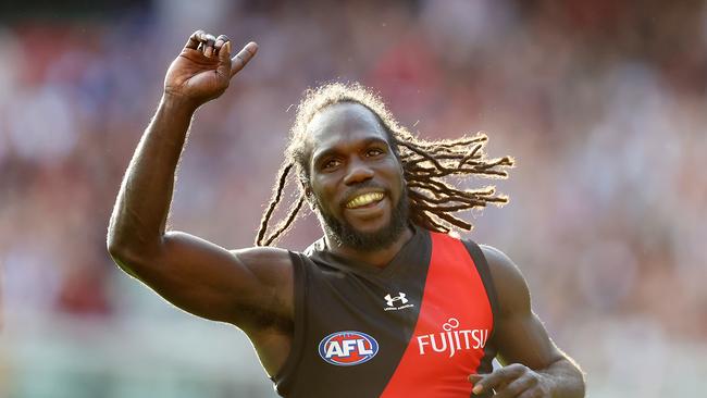 Anthony McDonald-Tipungwuti has been outstanding for the Bombers up front this year.