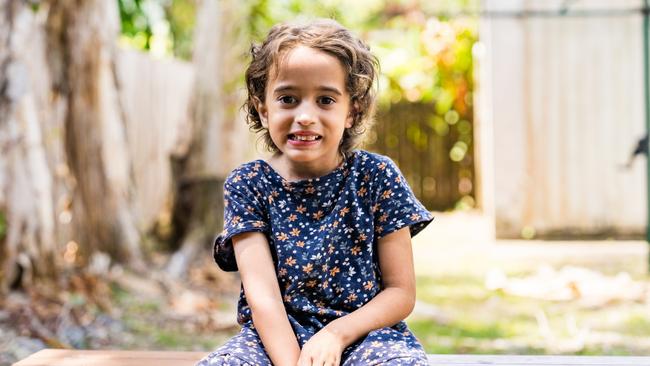 When she feel able to Poppy-Lee loves playing with her toys and being around her loving family. Picture: Supplied.