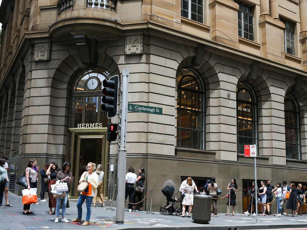 Hermes opened its Sydney store at 155 King Street in 2020. Picture: Daily Telegraph/Gaye Gerard