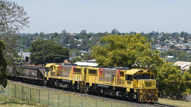 Aurizon’s East Coast Rail business could soon be controlled by Brookfield and Oaktree. Picture: Kevin Farmer