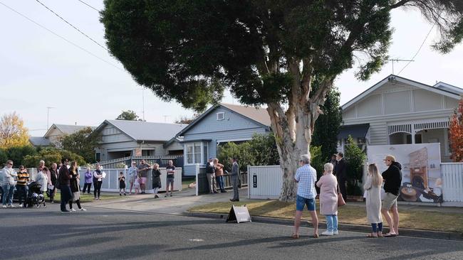 Renovated homes in Geelong, like this one at 135 Verner Street, are achieving $1 million sale prices. Picture: Mark Wilson