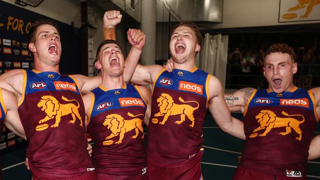 Brisbane Lions have become the AFL’s sexiest team, writes Jon Ralph. Picture: Chris Hyde/Getty Images. 