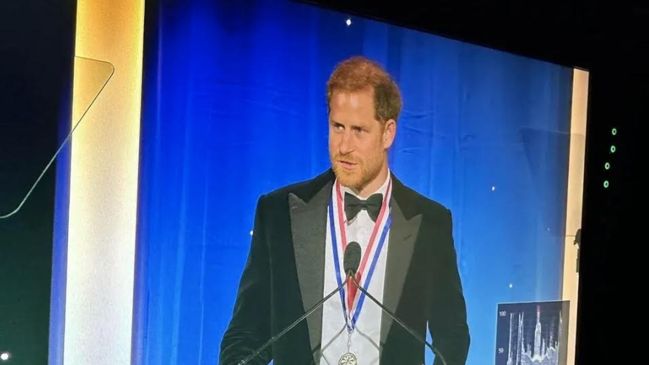 The glitzy Living Legends of Aviation event was Prince Harry’s first public appearance since Wednesday’s health news broke.