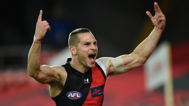 Zaharakis in action for the Bombers. Picture: Getty