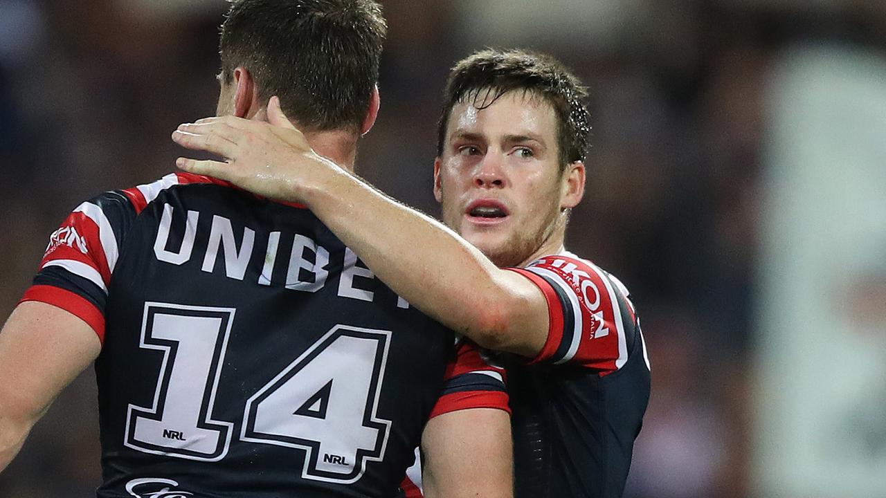 Roosters star Luke Keary was sensational against the Rabbitohs in the qualifying final. Picture: Brett Costello