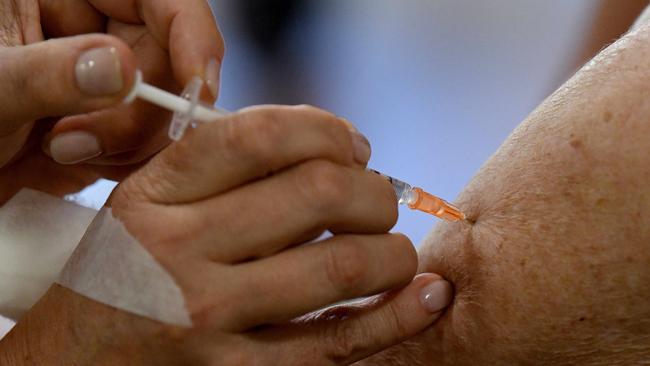 Nationwide, more than 23,000 people have so far received COVID-19 vaccinations. Picture: NCA NewsWire/Bianca De Marchi