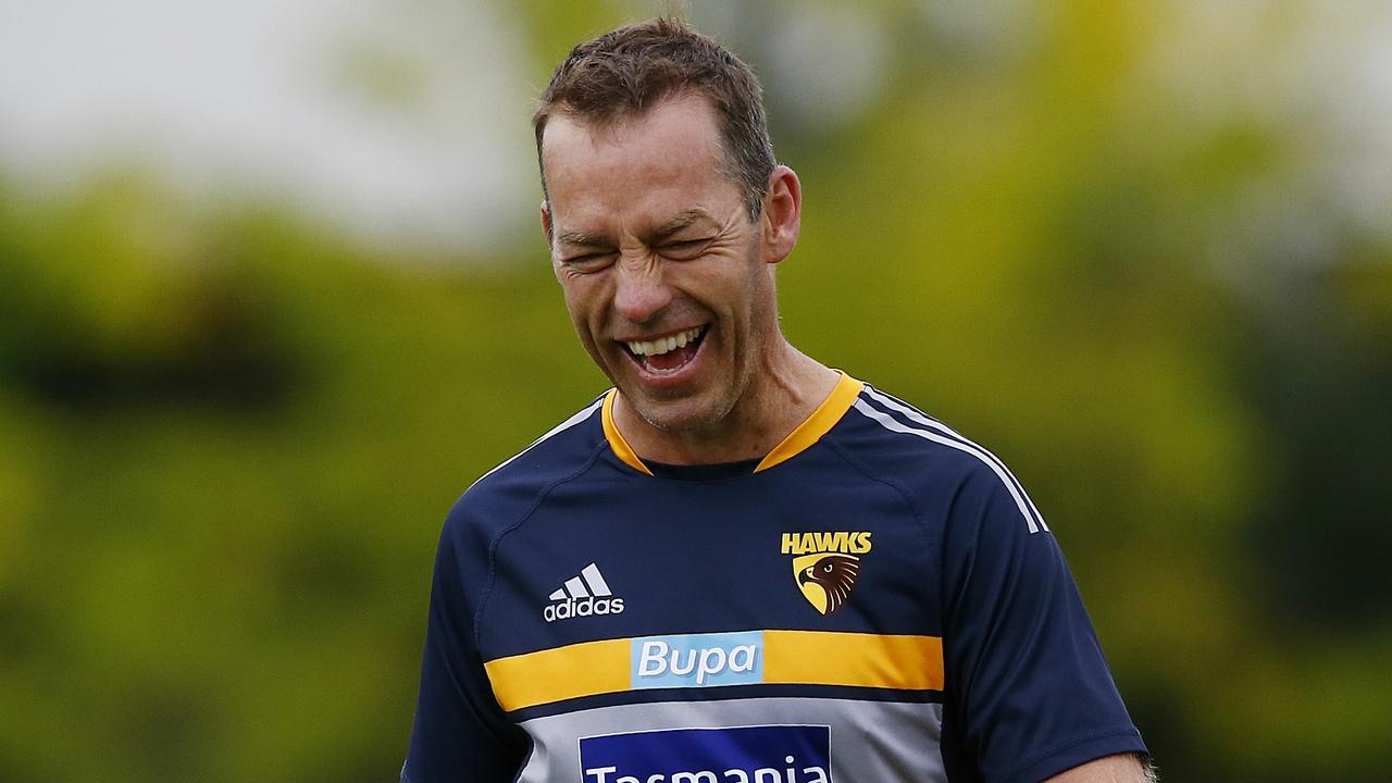 As Shaun Burgoyne reveals, there’s a quirky side to Alastair Clarkson. Picture: Wayne Ludbey