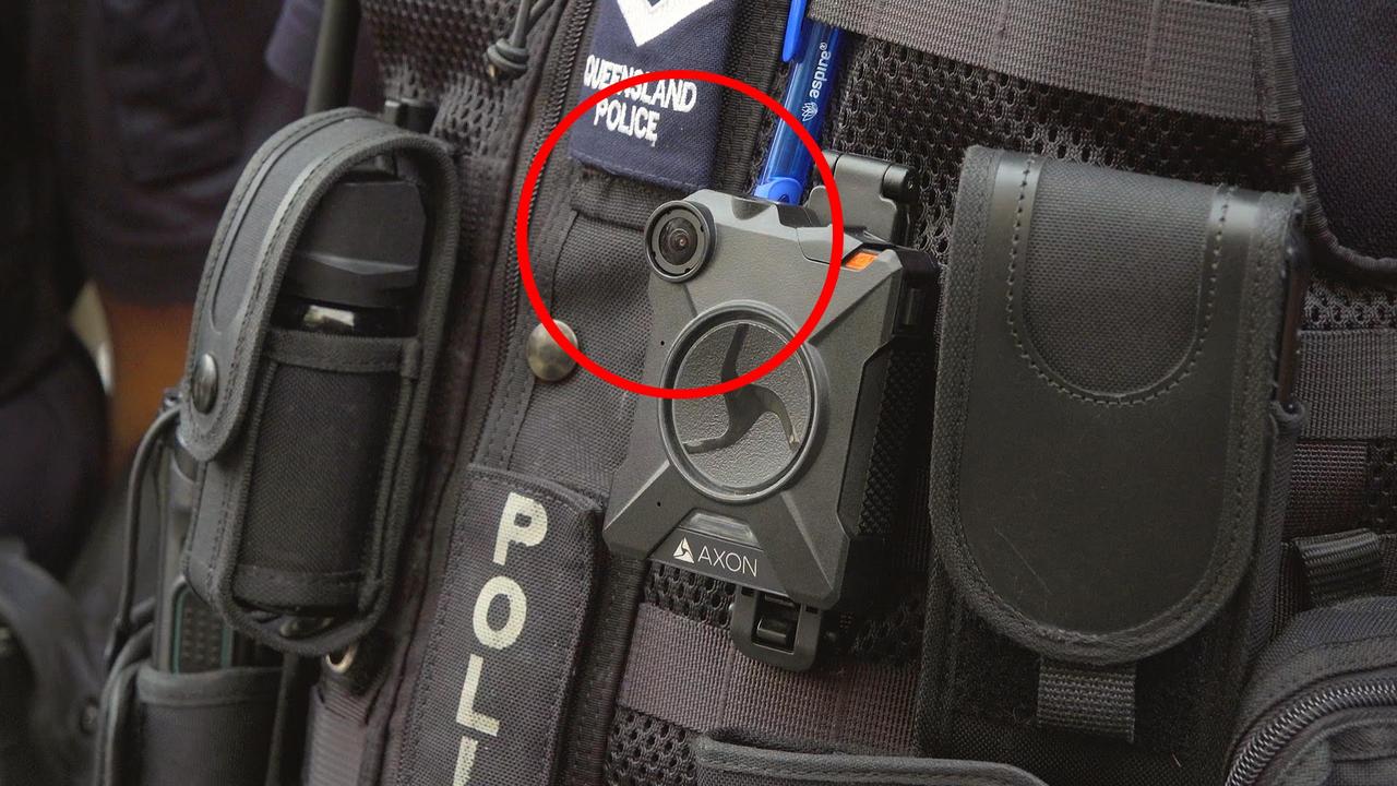 The body cameras are often worn by police officers for evidence and protection. Picture: Qld Police/Supplied