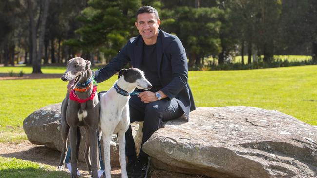 Tim Cahill at Sunday's hugely successful Winter Adoption Day