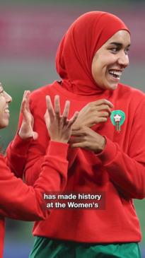 First Ever Hijab Worn At Women's World Cup!