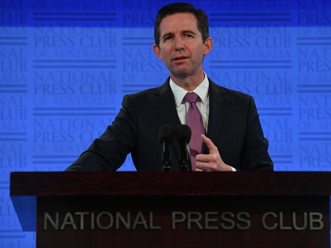 Trade Minister Simon Birmingham will fight the claims that Australian wines are subsidised. Picture: Sam Mooy/Getty Images