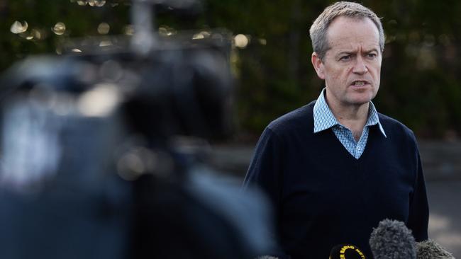 Shorten is the hungry guy, running eight kilometres a day and looking like that lean Cassius. Picture: AAP