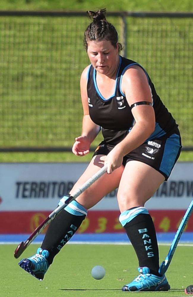 Banks player Melissa Harkness has her sights set on the premiership. Picture: Keri Megelus.