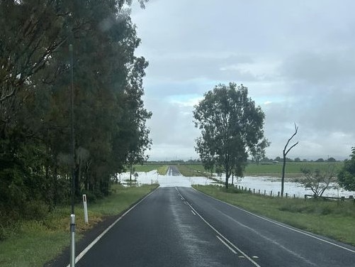 Parts of the Lockyer Valley region are again experiencing flash flooding after extensive overnight rainfall. Photo: Facebook