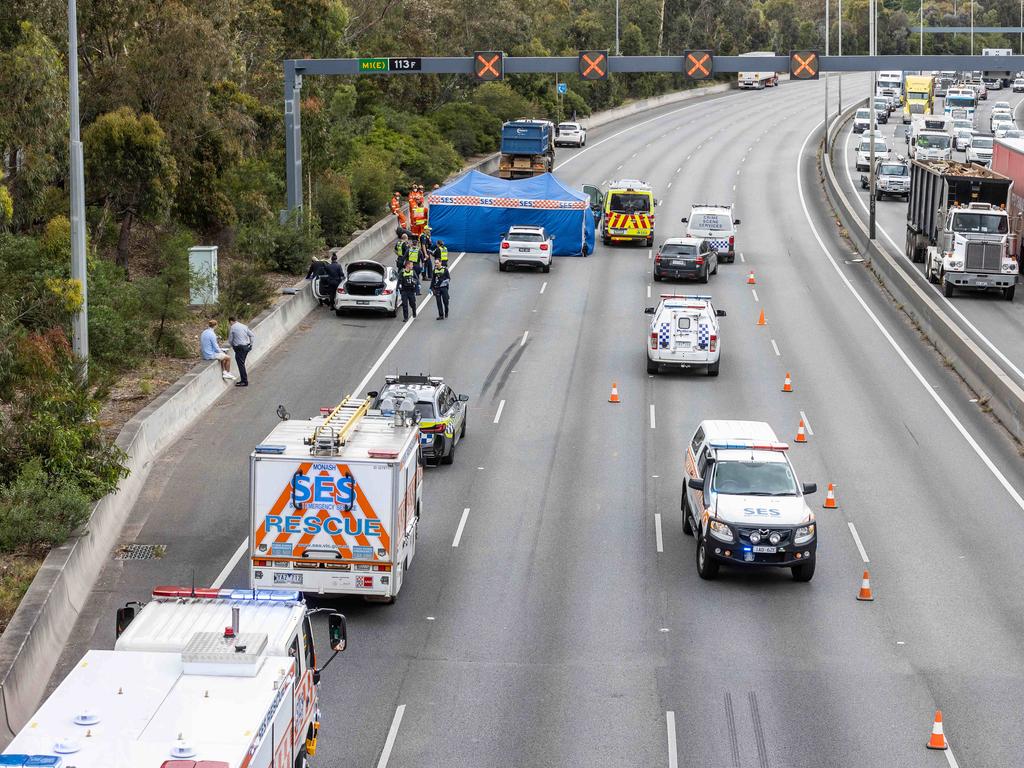 Monash Freeway Crash Woman Hit By Truck Killed At Glen Iris Daily Telegraph 5842