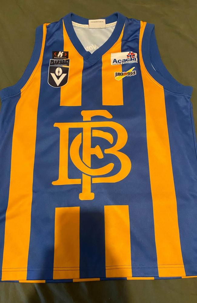 Good as Gold: the old Bendigo jumper is worth its weight to one seller.