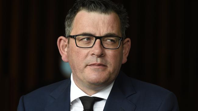 Premier Daniel Andrews says he has demonstrated his willingness to make tough calls. Picture: Andrew Henshaw